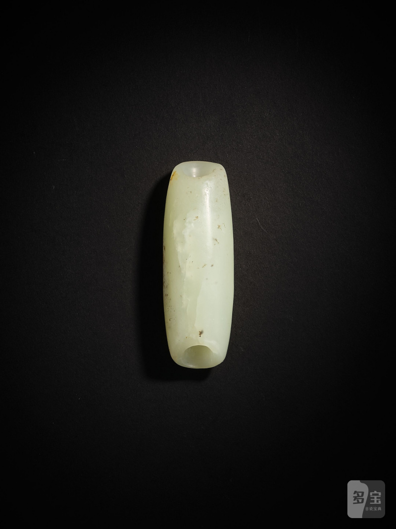 新石器時代　玉管 | A JADE BEAD - 图3